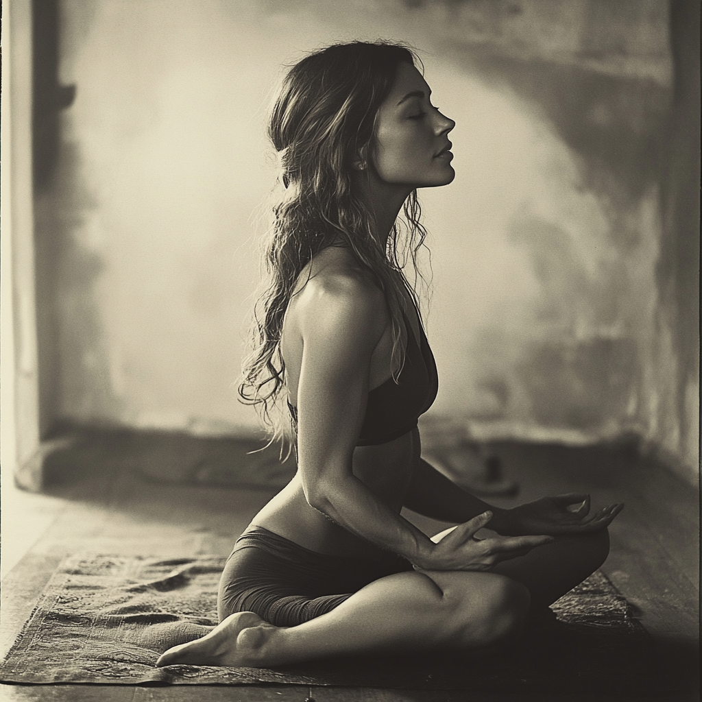 Yoga meditation i stilhed
